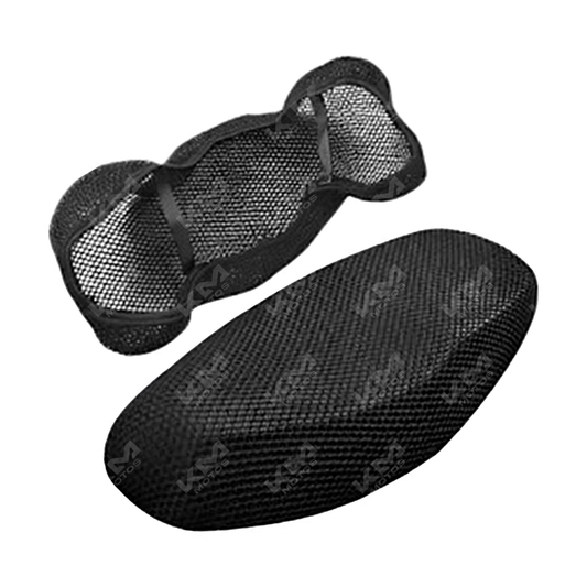 Forro térmico XXL para cuatrimoto de la marca KM Motos, muestra el material acolchado y ajustado para mayor protección.