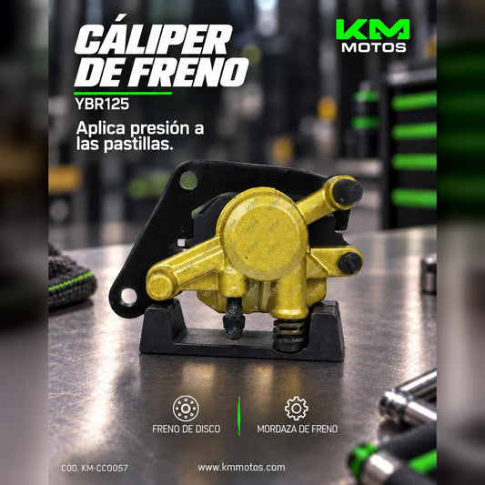 Caliper delantero Lr para YBR125-G TT, mordaza de freno, componente de freno de motocicleta en imagen.
