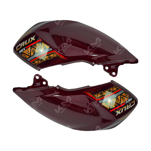COBERTOR DE TANQUE CRUX110 REVO CAFÉ - KMMOTOSHN