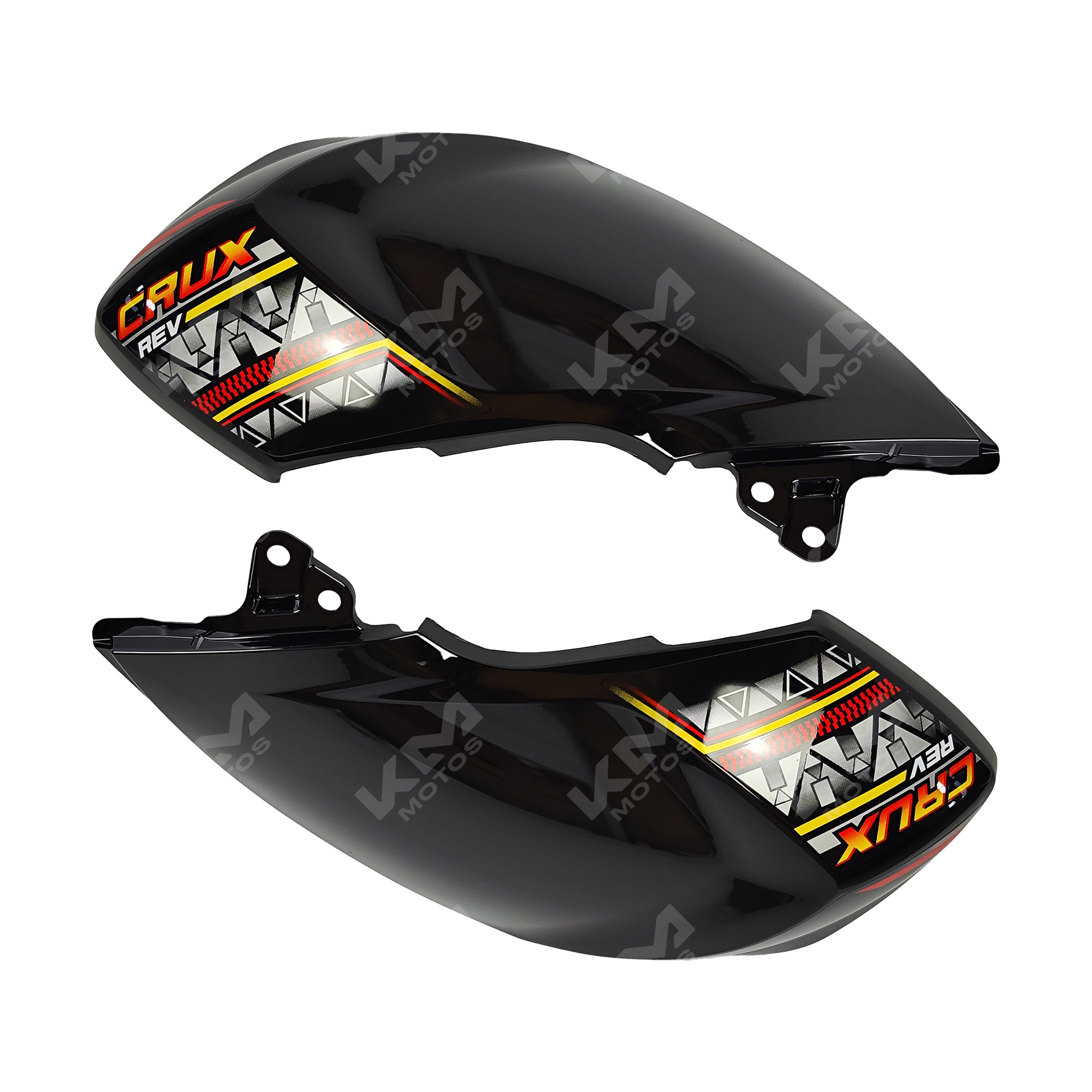 COBERTOR DE TANQUE CRUX110 REVO NEGRO - KMMOTOSHN