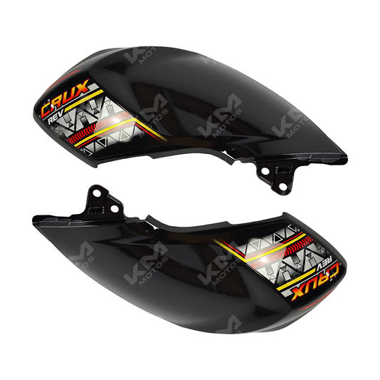 COBERTOR DE TANQUE CRUX110 REVO NEGRO - KMMOTOSHN