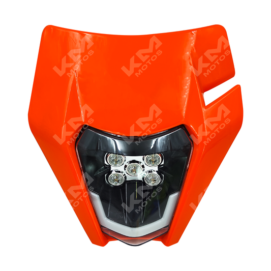 CARENA UNIVERSAL LED PRIME ENDURO NARANJA - KMMOTOSHN