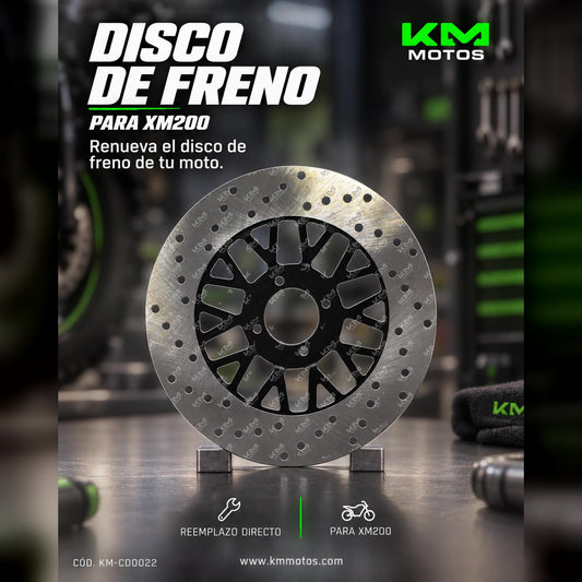 DISCO DE FRENO XM200 — KM-CD0022 | KM Motos