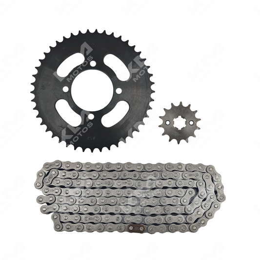 KIT DE TRACCION 45T/14T 428H YBR125/FT125 LR - KMMOTOSHN