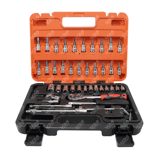 KIT DE CUBOS 1/4" + RASH 46PCS
