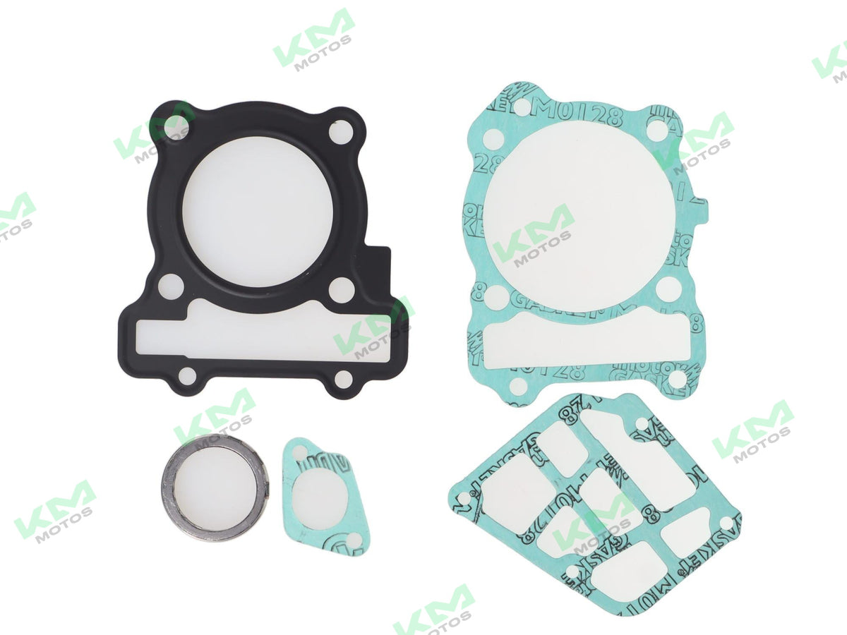 Kit de empaques Yamaha FZ2.0 de la marca Lr, incluye componentes para reparación y sellado del motor Yamaha.