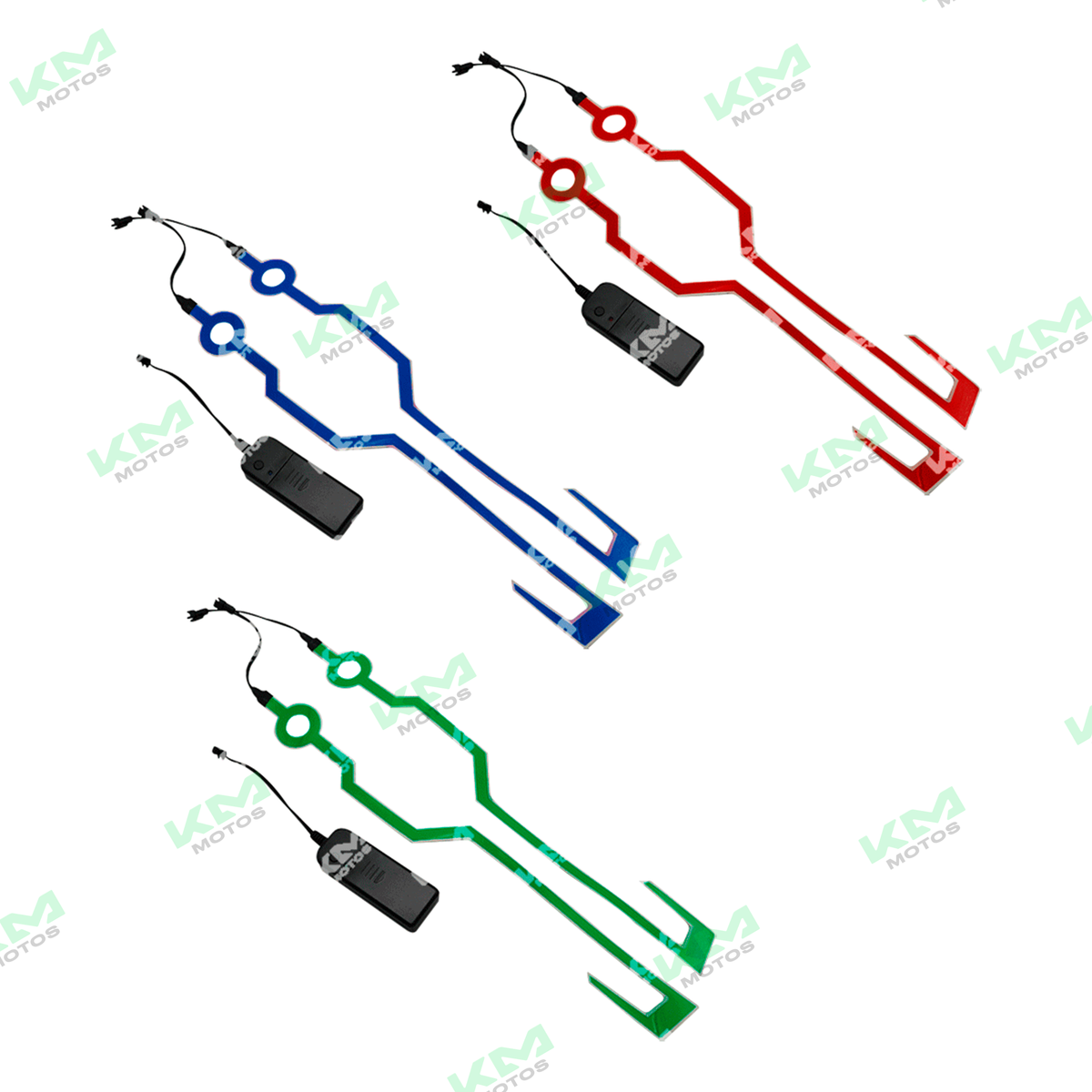 Luz LED blanca para casco, accesorio universal para mejorar la visibilidad y seguridad en actividades al aire libre.