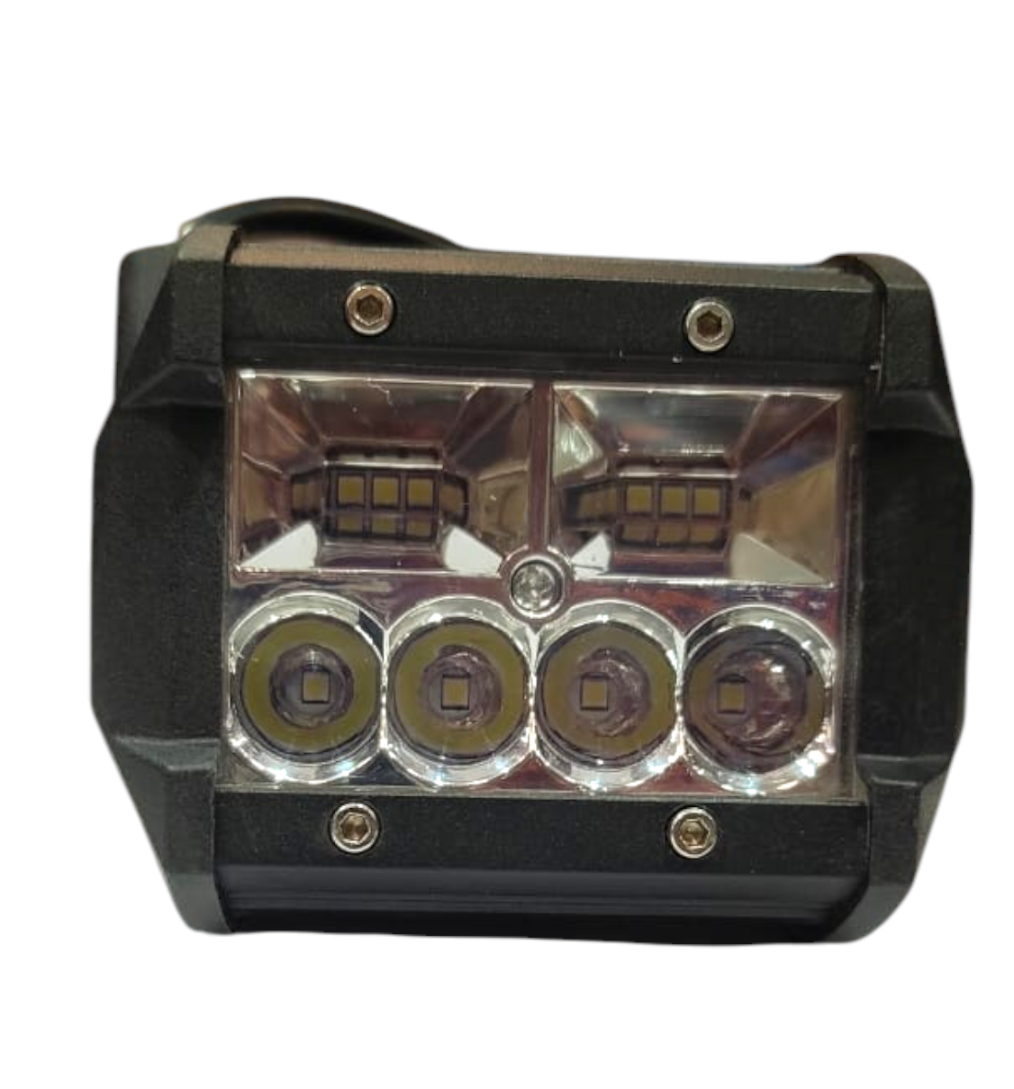 LUZ LED 4+2P BARRA METAL 30W + FLASH - KMMOTOSHN