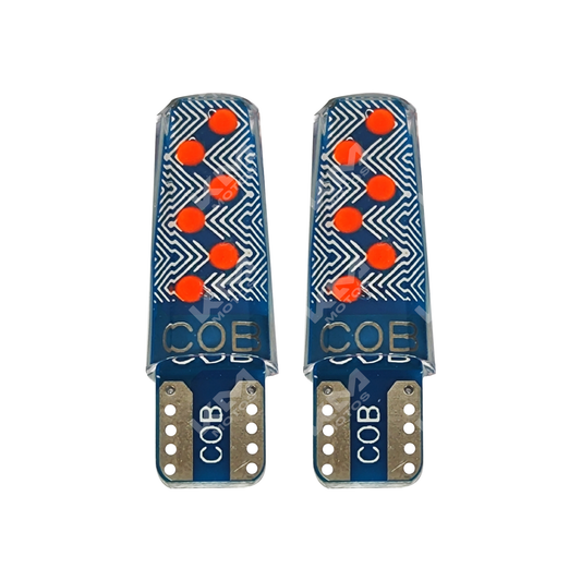 MUELITAS LED + FLASH PAR T10 ROJO - KMMOTOSHN