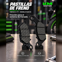 PASTILLAS DE YBR125-G TT (MODELO NUEVO)