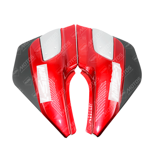 TAPADERAS LATERALES HJ125-7 ROJO