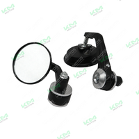 RETROVISOR DE LUJO REDONDO + CONTRAPESA CROMADO/GRIS