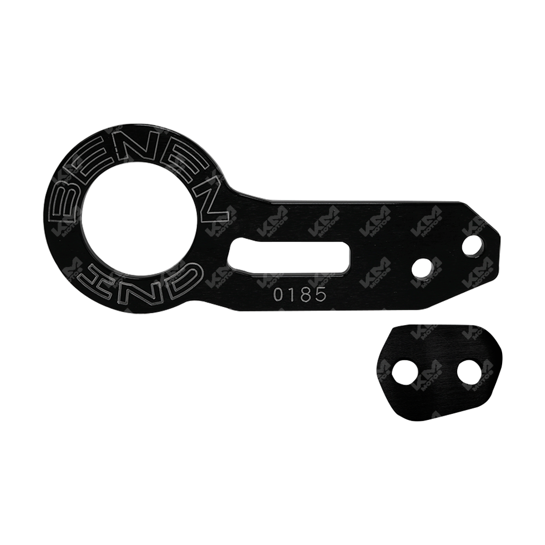 Remolque de lujo racing KM Motos, diseño elegante y resistente, con detalles en color y estructura metálica visible en la imagen.