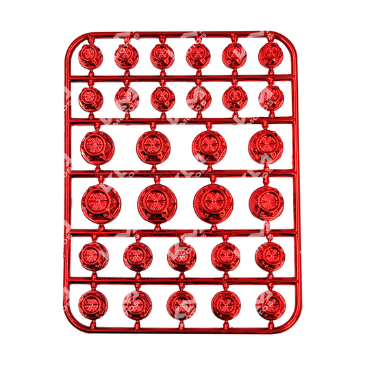 TAPONES DE TORNILLOS DE LUJO ROJO - KMMOTOSHN