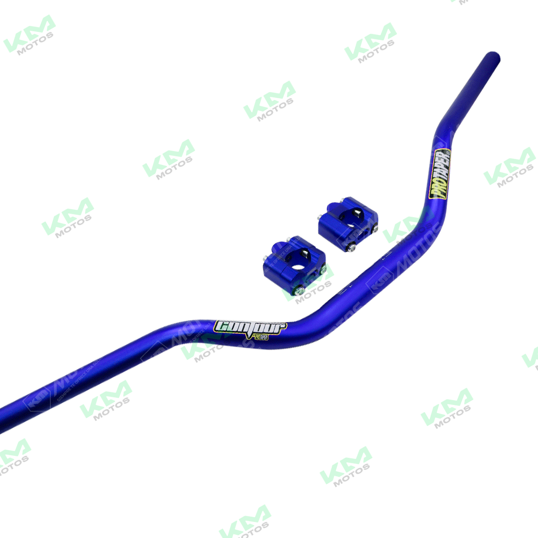 TIMON DE ALUMINIO FUNDIDO + ANCLAS AZUL