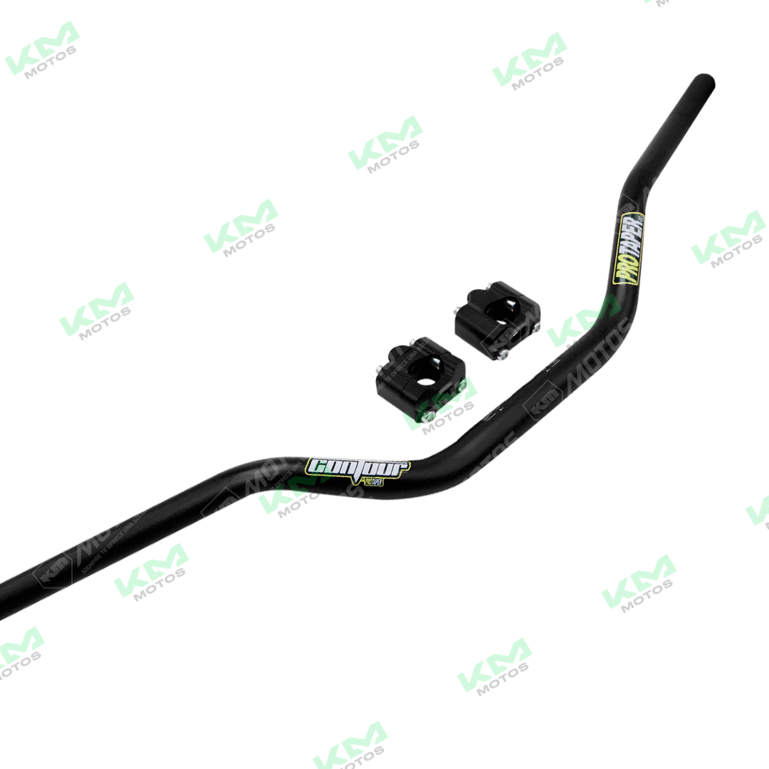 TIMON DE ALUMINIO FUNDIDO + ANCLAS NEGRO