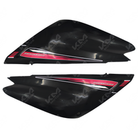 TAPADERAS LATERALES XTZ125 NEGRO