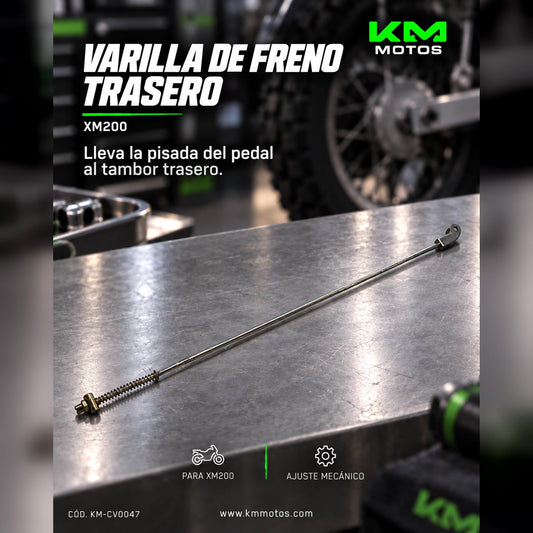 Varilla de Freno XM200 — KM-CV0047 | KM Motos