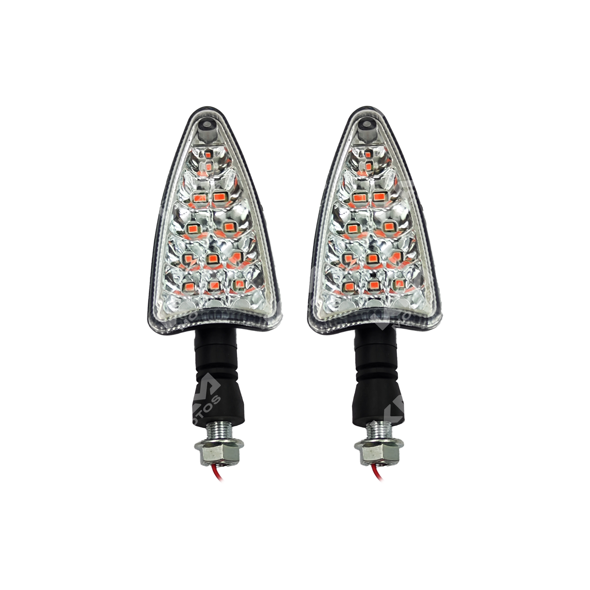 VIAS LED ZX200L/ZX150L ROJO - KMMOTOSHN