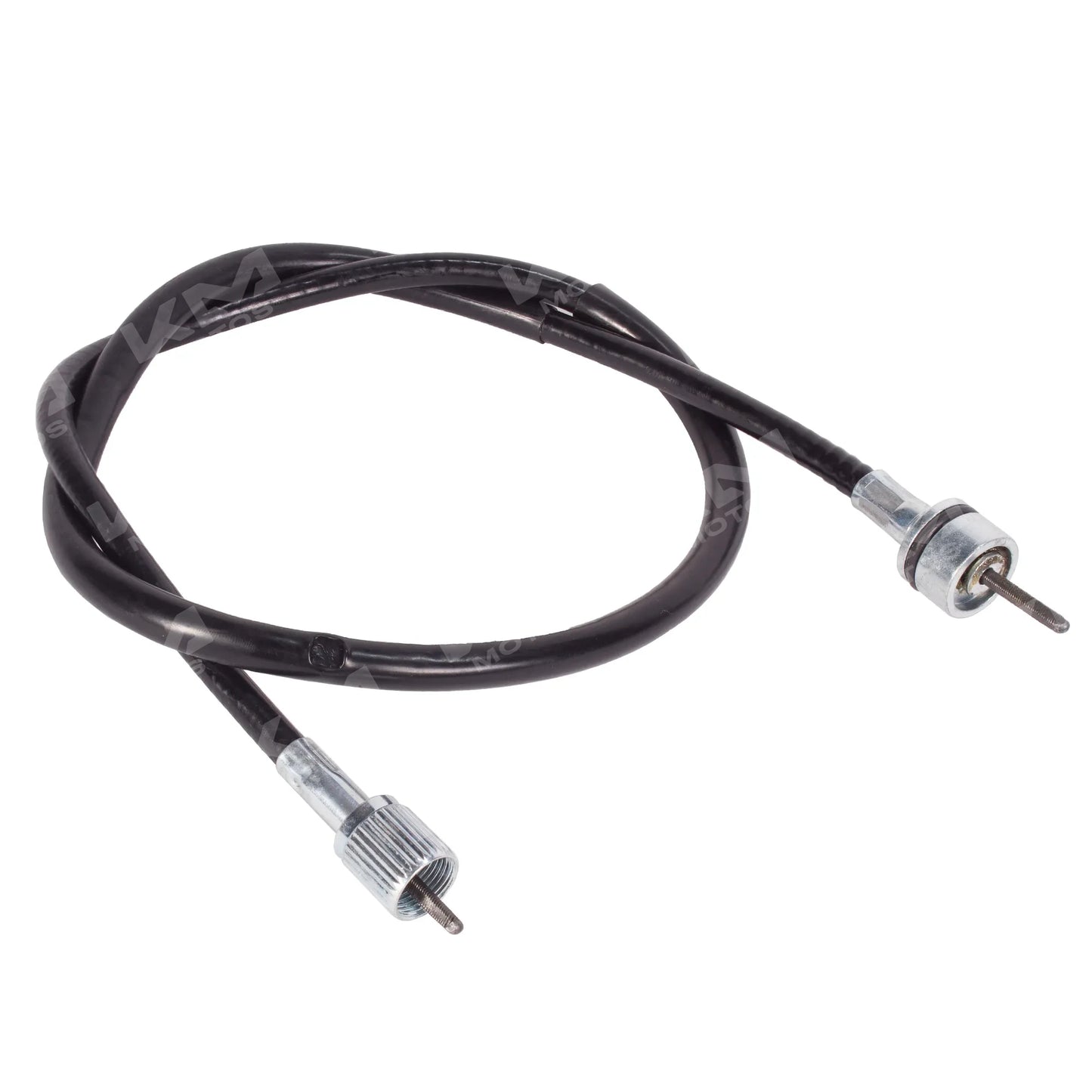Cable de velocímetro Orix FT125 con conectores para vehículo, visible en la imagen KM-DC0118.