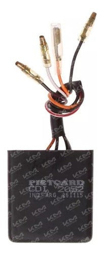 CDI Universal RT180/FT180, componente electrónico para motocicleta, con etiquetas y conexiones visibles en la imagen.