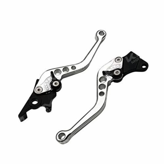 Manecilla de freno Universal NS200, manecilla de freno para motocicleta, visible en la imagen.