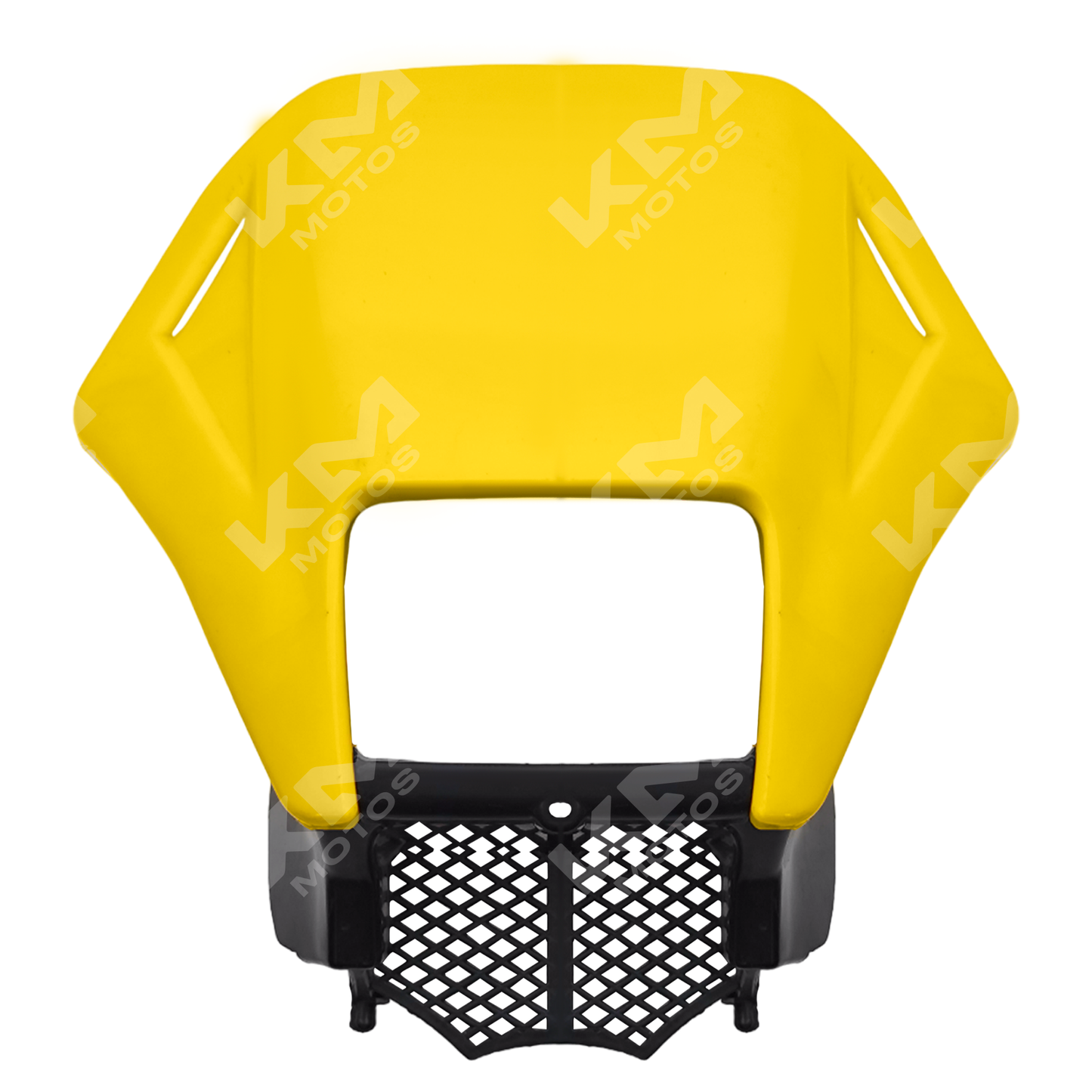 CARENA DE GXT/KMF ZX200 AMARILLA + CANASTA - KMMOTOSHN