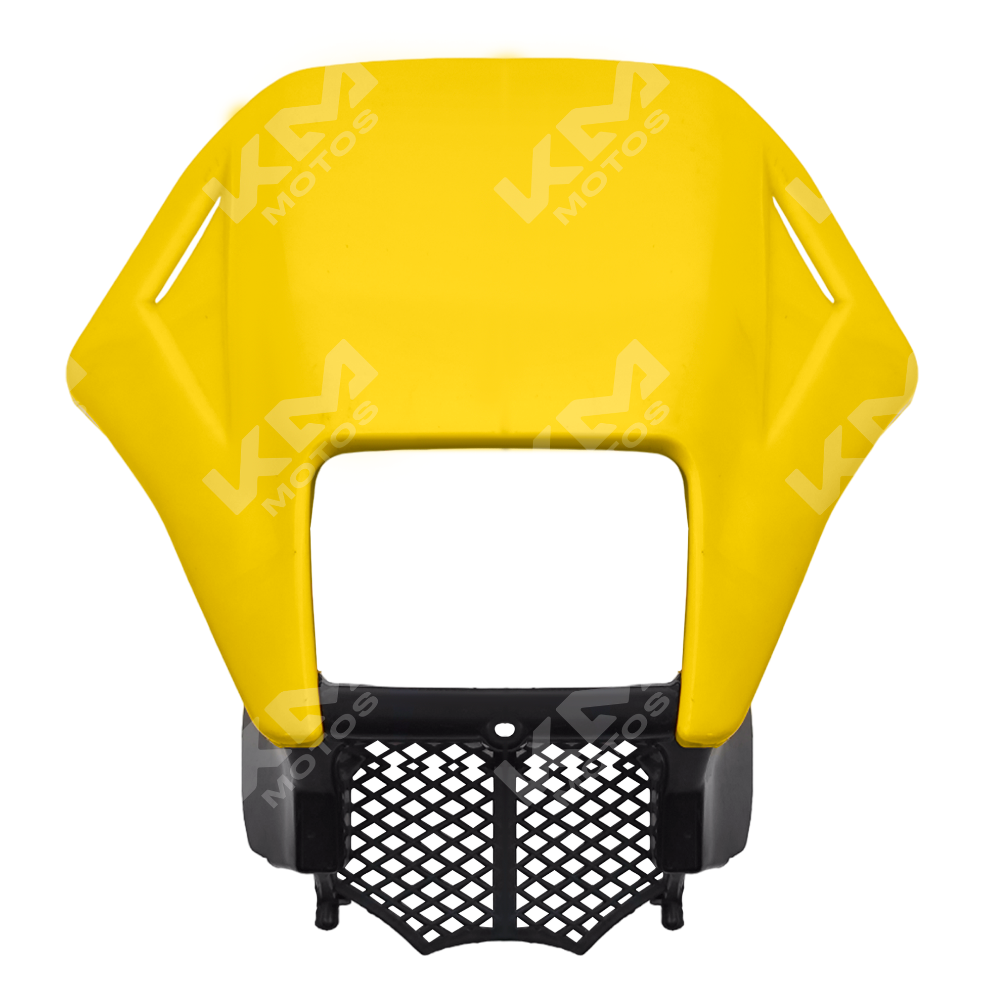 CARENA DE GXT/KMF ZX200 AMARILLA + CANASTA - KMMOTOSHN