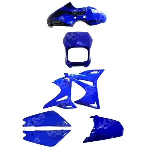Carena sola azul Orix GXT/KMF200, protección para motocicleta, vista frontal mostrando color y diseño.