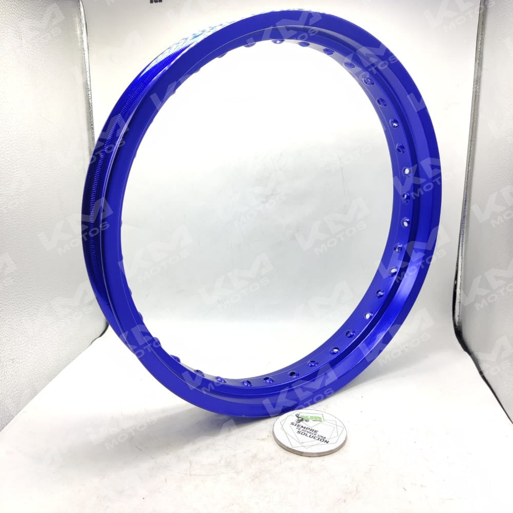 Aro 2.50*18 Aluminio Azul