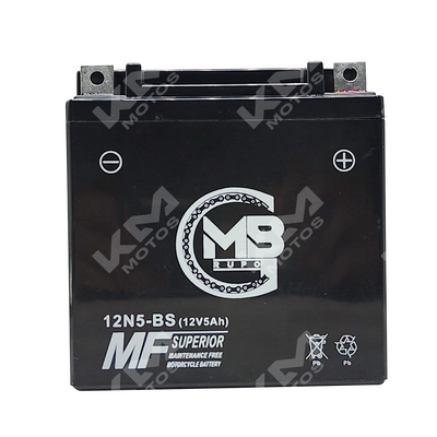 BATERIA 12N5-3B SELLADA GUZACK