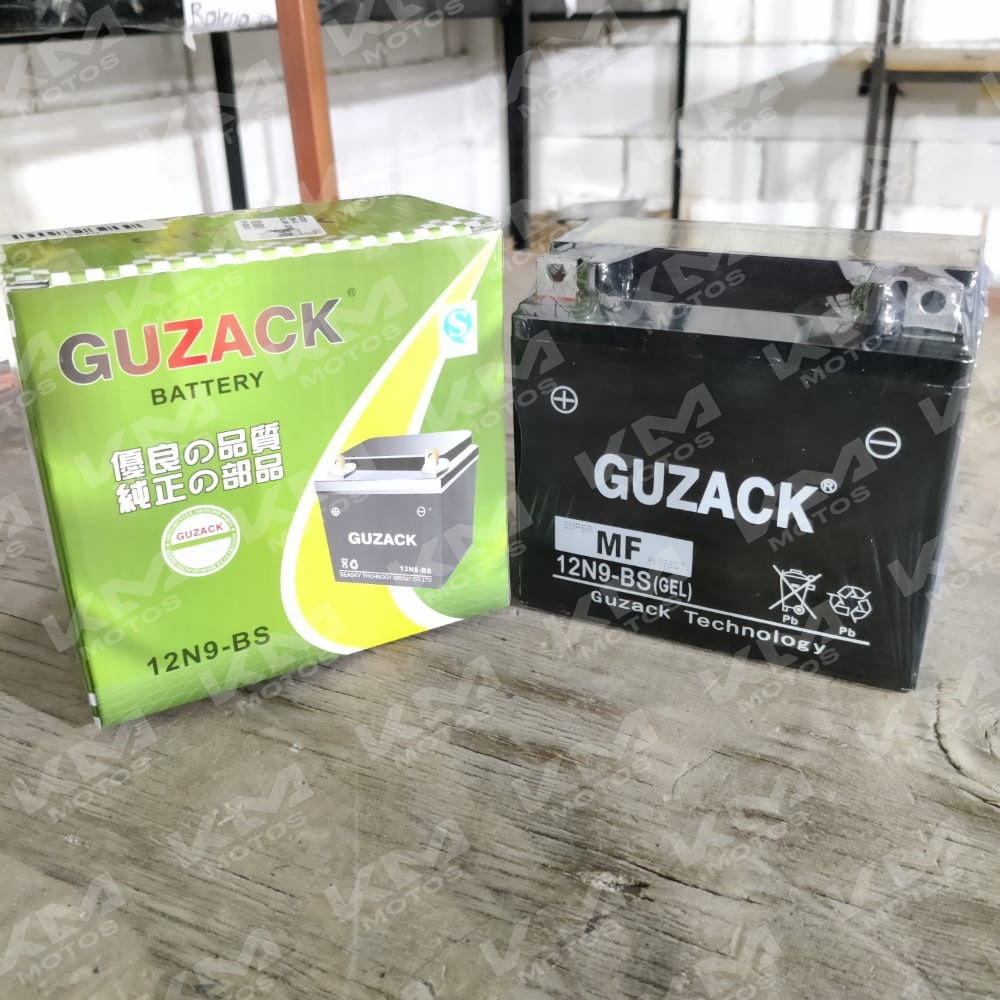 Batería YTX9-BS Guzack Sellada/pulsar NS200,KTM250,ITALIKA 250 Año 2019,CUATRIMOTO AKT200/TANK250