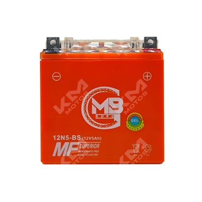 BATERIA 12N5-BS GEL GUZACK/YBR125,PS135,XTZ125,CRPTON,HONDA WAVE,DISCOVERY150/125,BOXER150,PS150,XTZ150,NS125,RYDER HC-12,CRYPTON 110,SCOOTY TVS,LUCKY110,MX100