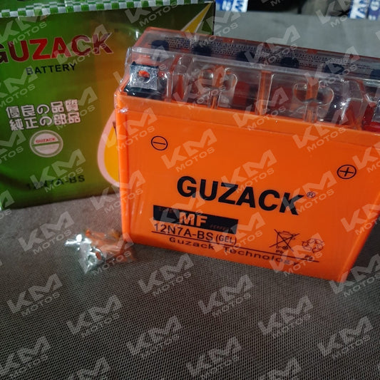 Batería 12N7-3A Gel GUZACK/DM200,FT150,RT180,YZF450,XM200GYB,RAYDER 200,SHINERAY 200,HAOJUE DK150,RYDER HC150,RYDER HC250 Cross,honda XL200