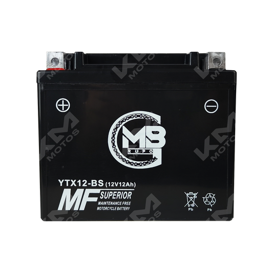 BATERIA YTX12-BS SELLADA GUZACK