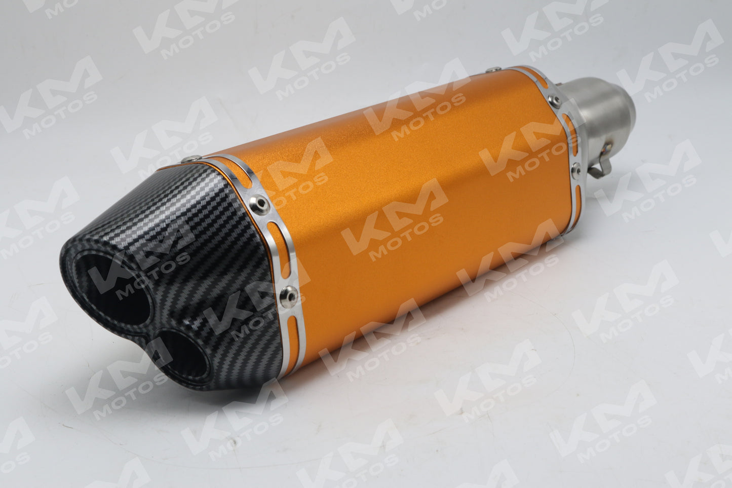Bazuka Akrapovic Doble Salida Dorada