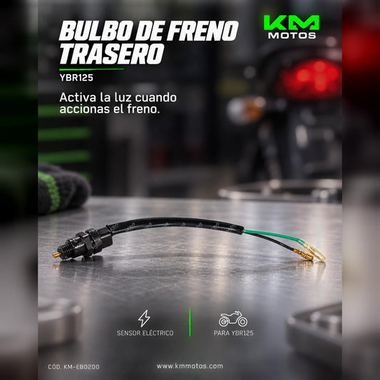 BULBO DE FRENO YBR125 TRASERO — KM-EB0200 | KM Motos