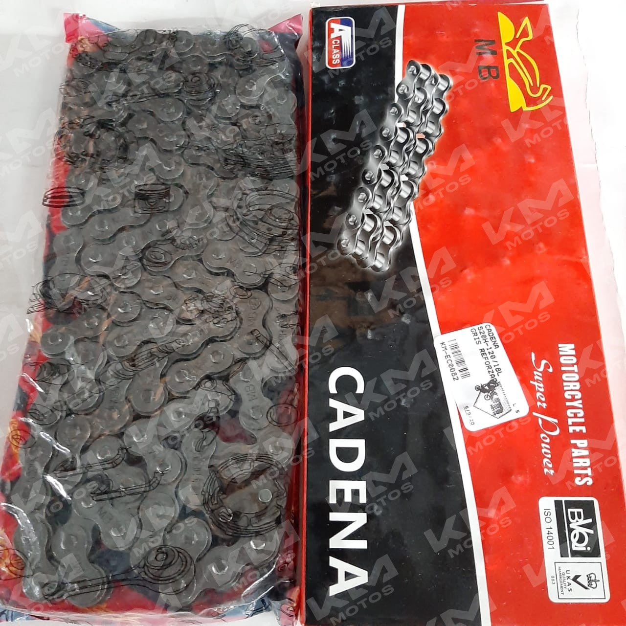 Cadena 520H 120L/118L Gris Reforzada