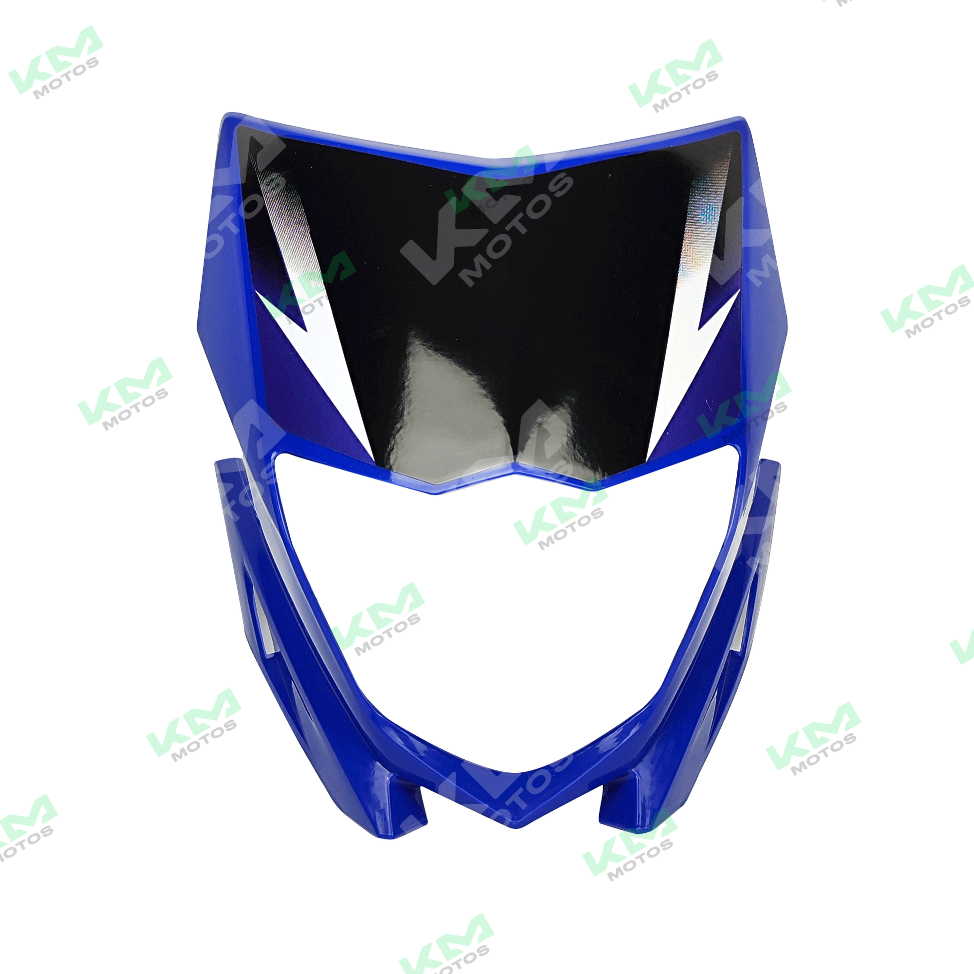 Carena completa para XTZ125 y RTZ150 en color azul, incluye silvín y es de marca universal, visible en la imagen.