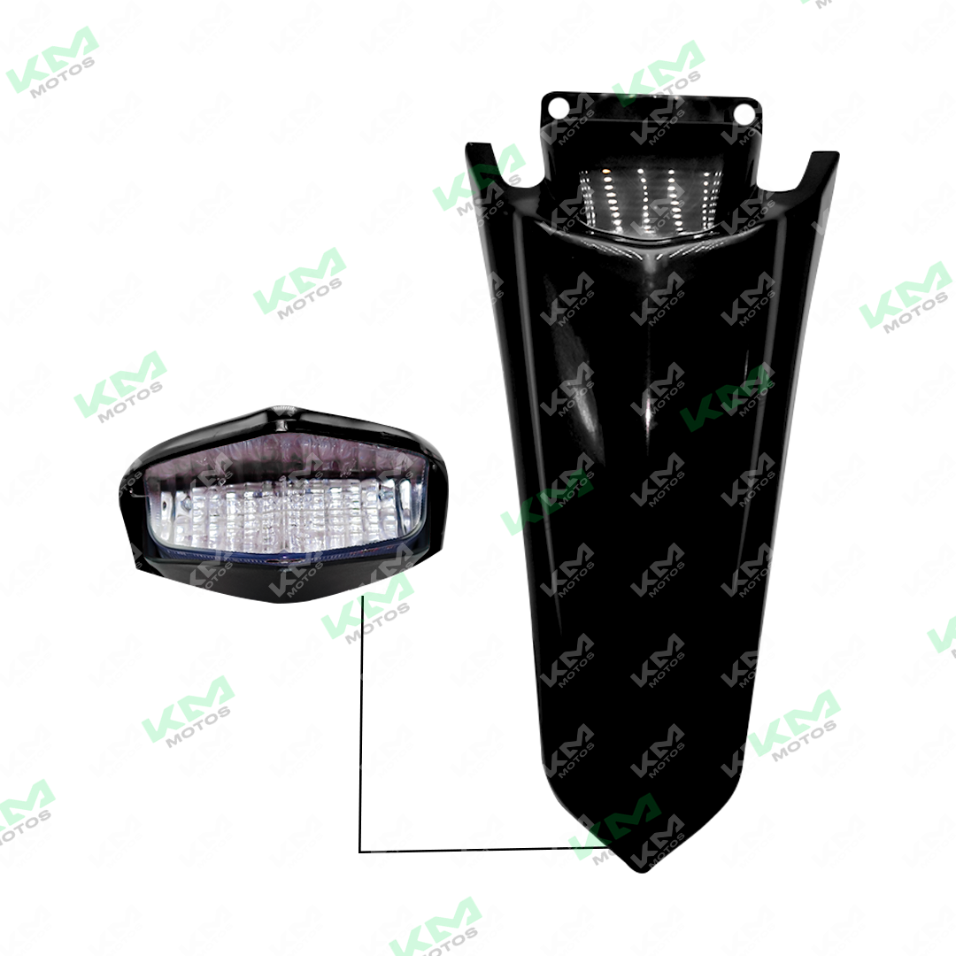 COLA DE YZ250/450 CON STOP NEGRO
