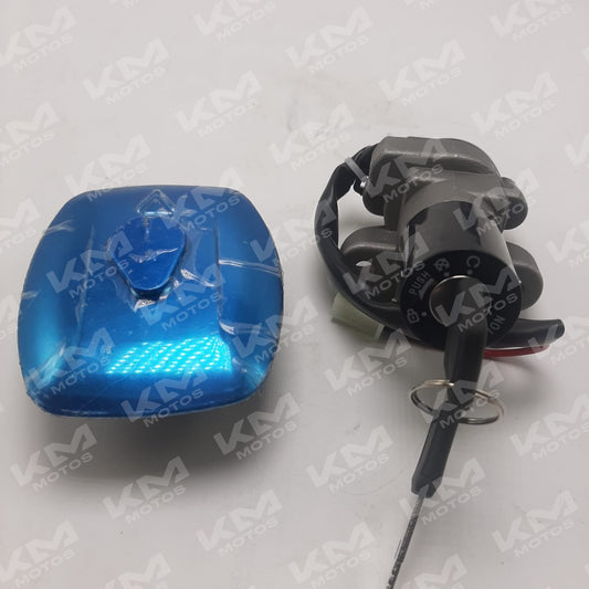 Kit de cerradura Universal HJ completo, incluye mecanismo y componentes para instalación segura y efectiva.
