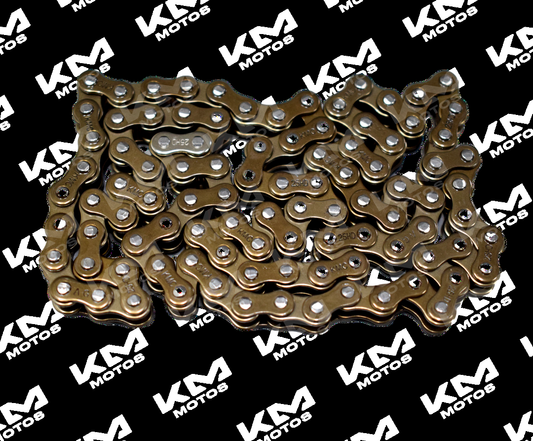 Cadena de tiempo Suzuki GN-125H (98L)/PS180, cadena de tiempo para motocicleta Suzuki, con componentes metálicos y detalles de ajuste.