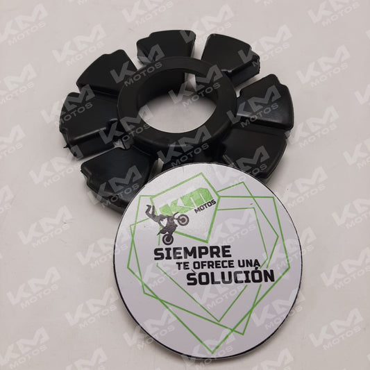 Amortiguadores de goma para HJ125, TX200 y XM200 Genesis, componentes de suspensión con bufa en imagen.