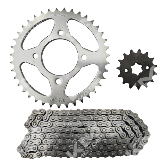 KIT DE TRACCION 39T/15T-428H HJ125-7/HJ150-9 - KMMOTOSHN