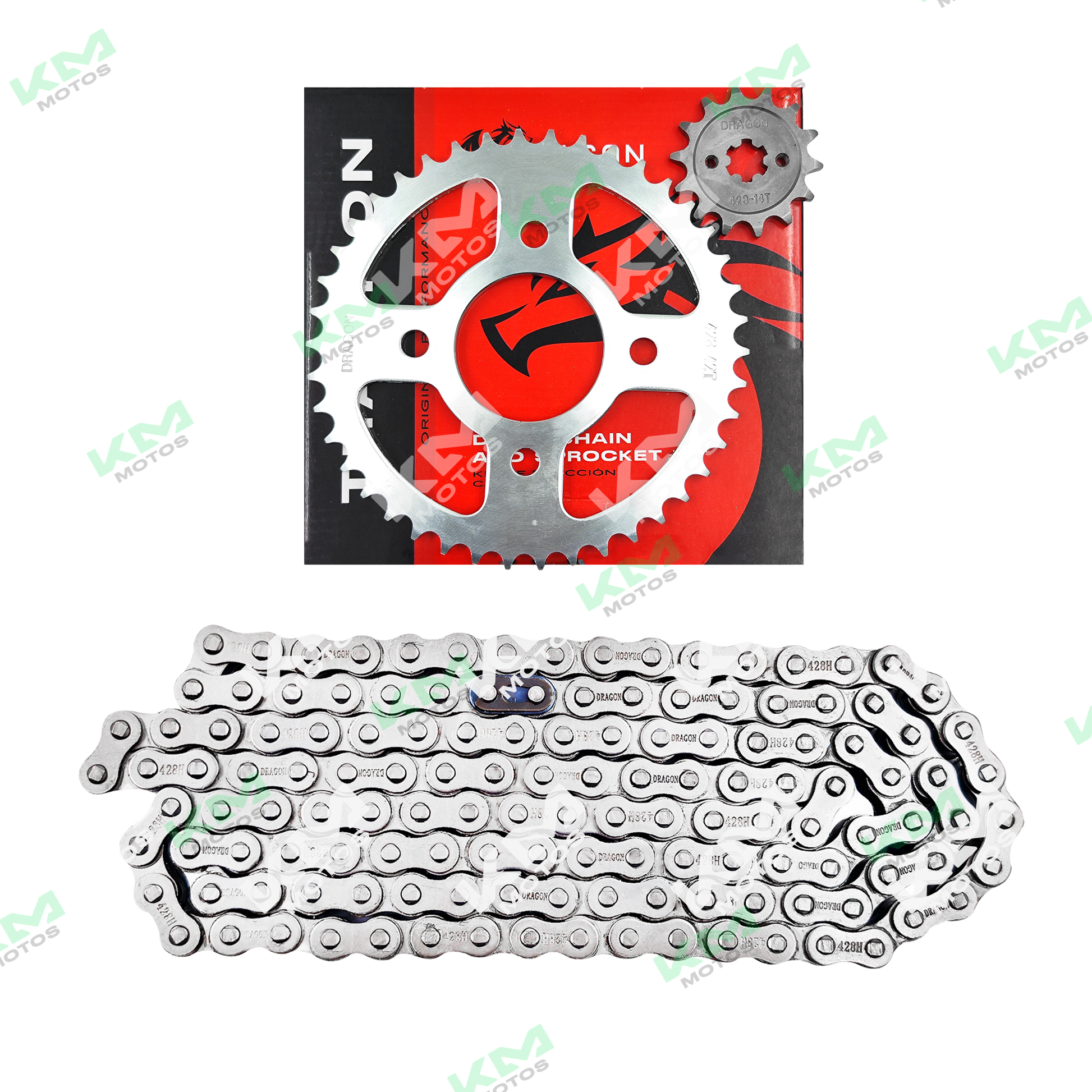 Kit de tracción para Pulsar PS135, incluye engranajes de arrastre de 42T-43T y 14T, marca Universal, imagen KM-EK0136.