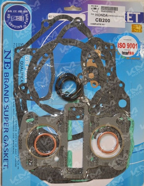 Kit de empaques de motor Guzack CB200/YUMBO 69 mm, conjunto completo para reparación de motores.