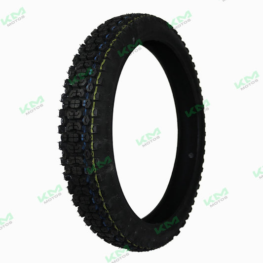 Llanta 4.60-17 semitractora Universal para Opin, Journey, Guz, mostrada en imagen con diseño resistente para agricultura.
