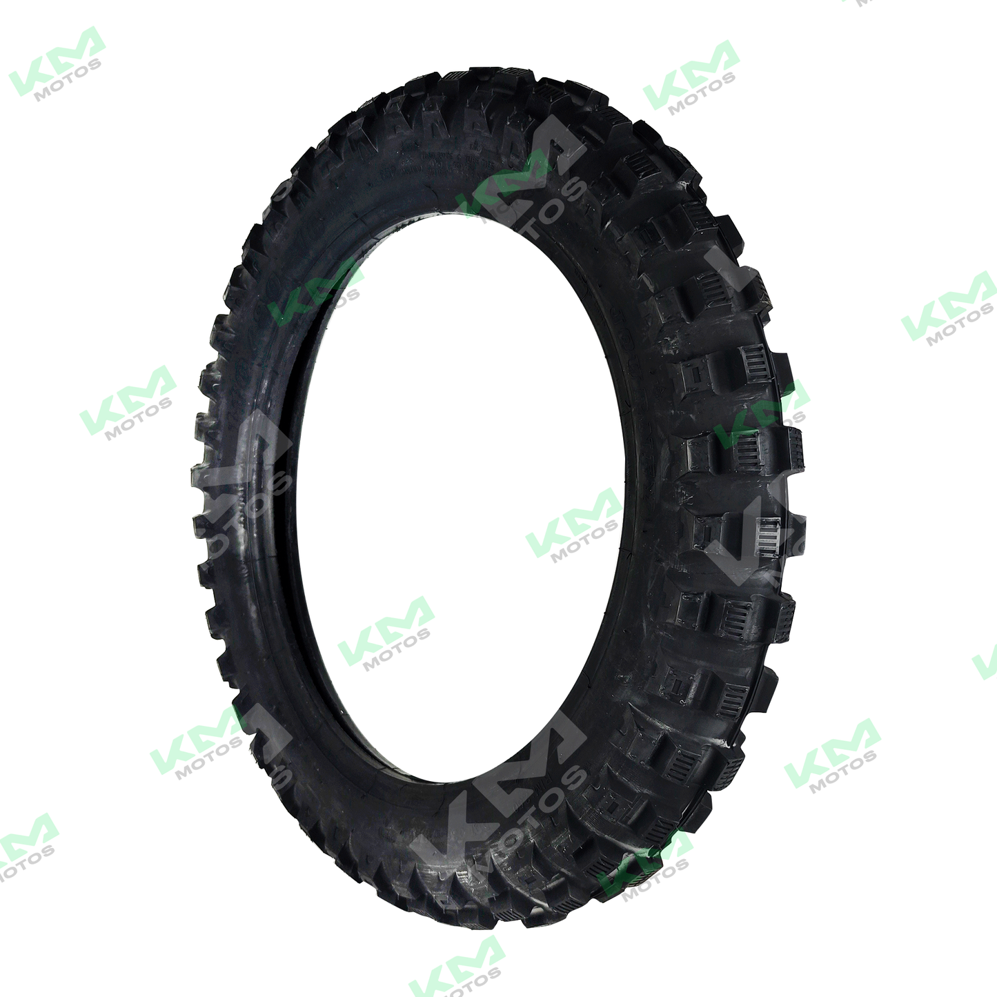 Llantas Universal 110/90-16 para tractor, vista de la llanta con banda de rodadura y estructura resistente.