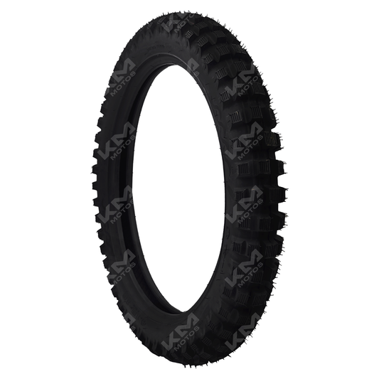 Llanta trasera universal 120/100-18 para tractor Journey, con banda de rodadura robusta y diseño resistente.