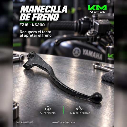 MANECILLAS DE FRENO FZ16/NS200 — KM-EM0013 | KM Motos